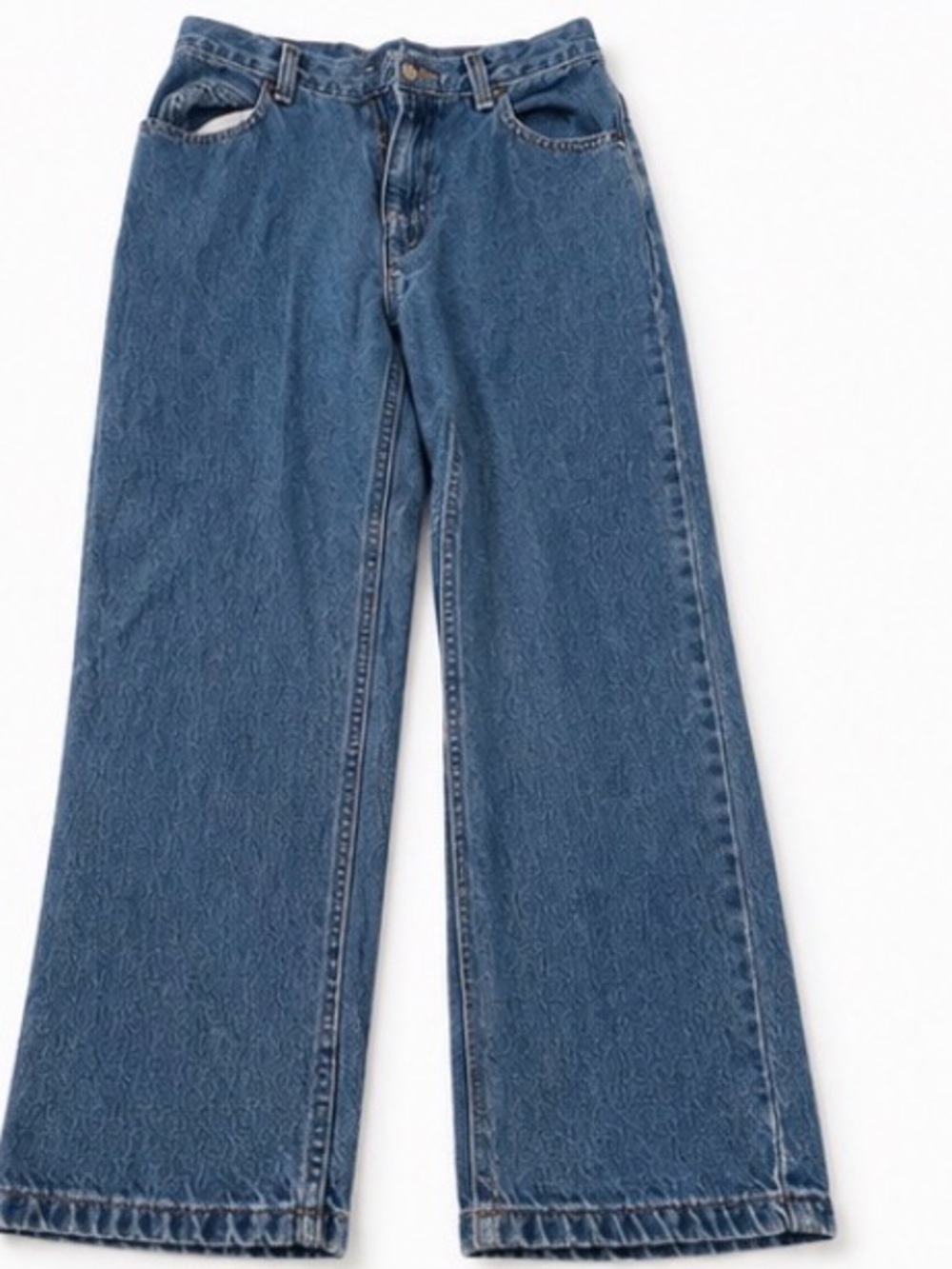 Liz Claiborne Classic Blue Wide-Leg Jeans